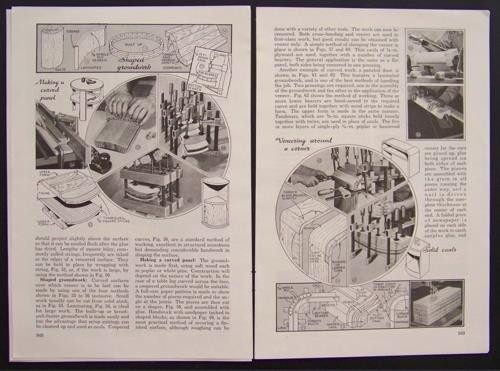 Veneering Panels Inlays Techniques Methods 1940 HowTo INFO
