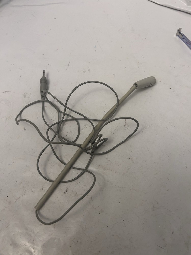 vtg broken gray computer microphone