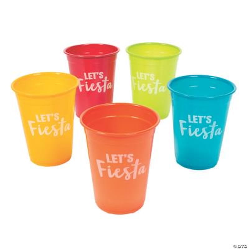 Multicolor Plastic Cups Tableware Serveware Party Supplies Birthday 50 Pieces