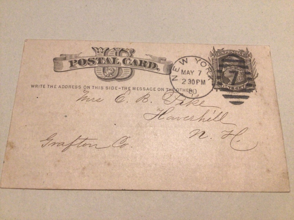 U. S. Publication advertising 1880 postcard A14567