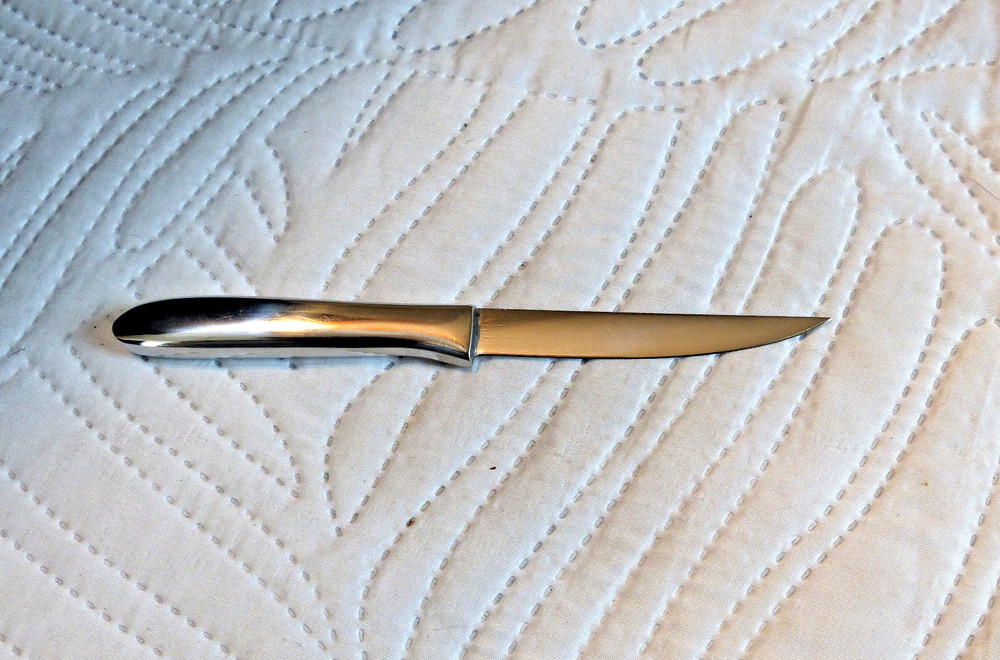 BARTEAUX Paring Knife NOS pixie bird & trout