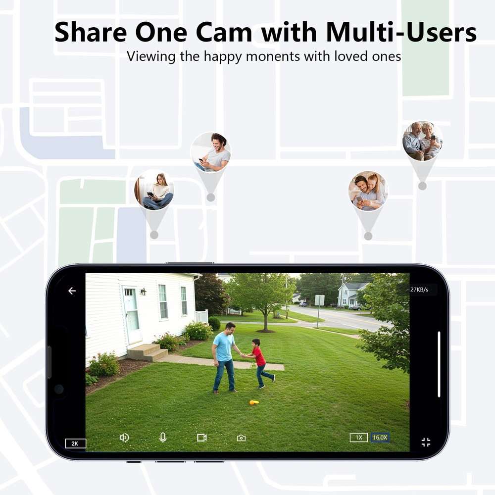 Wansview Wireless WiFi Security Camera System Outdoor Night Vision Solar Powered