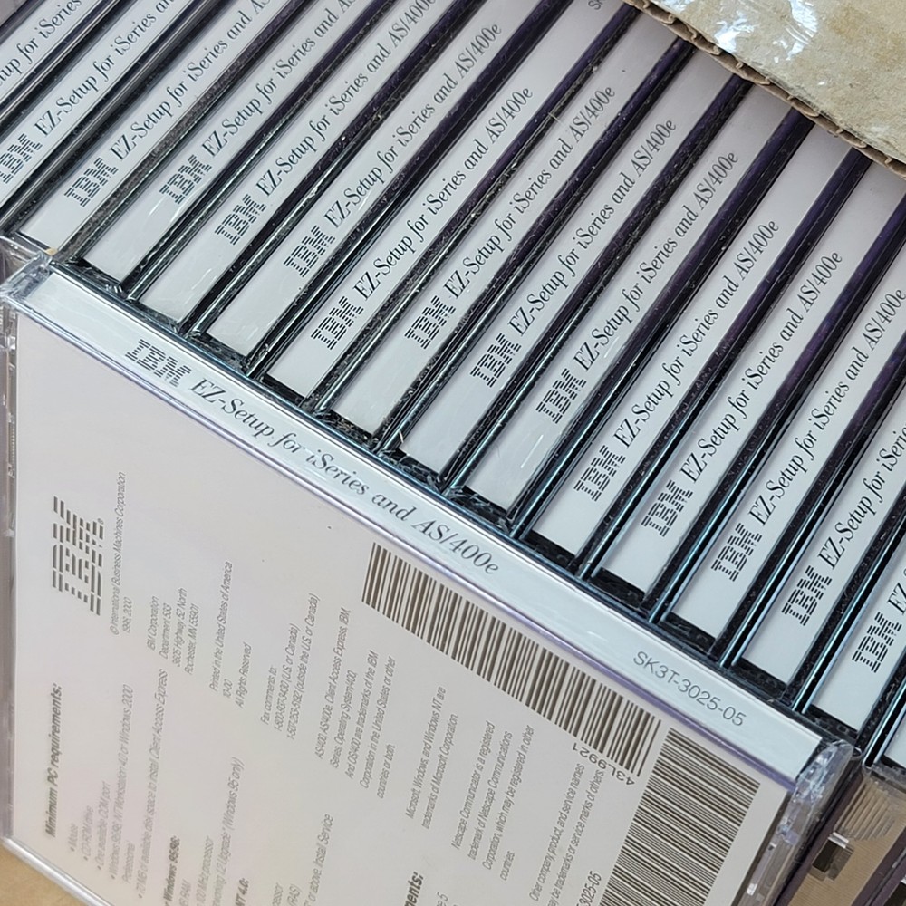IBM EZ-Setup iSeries, AS/400e CD-ROM Client Access Express Netscape Communicator
