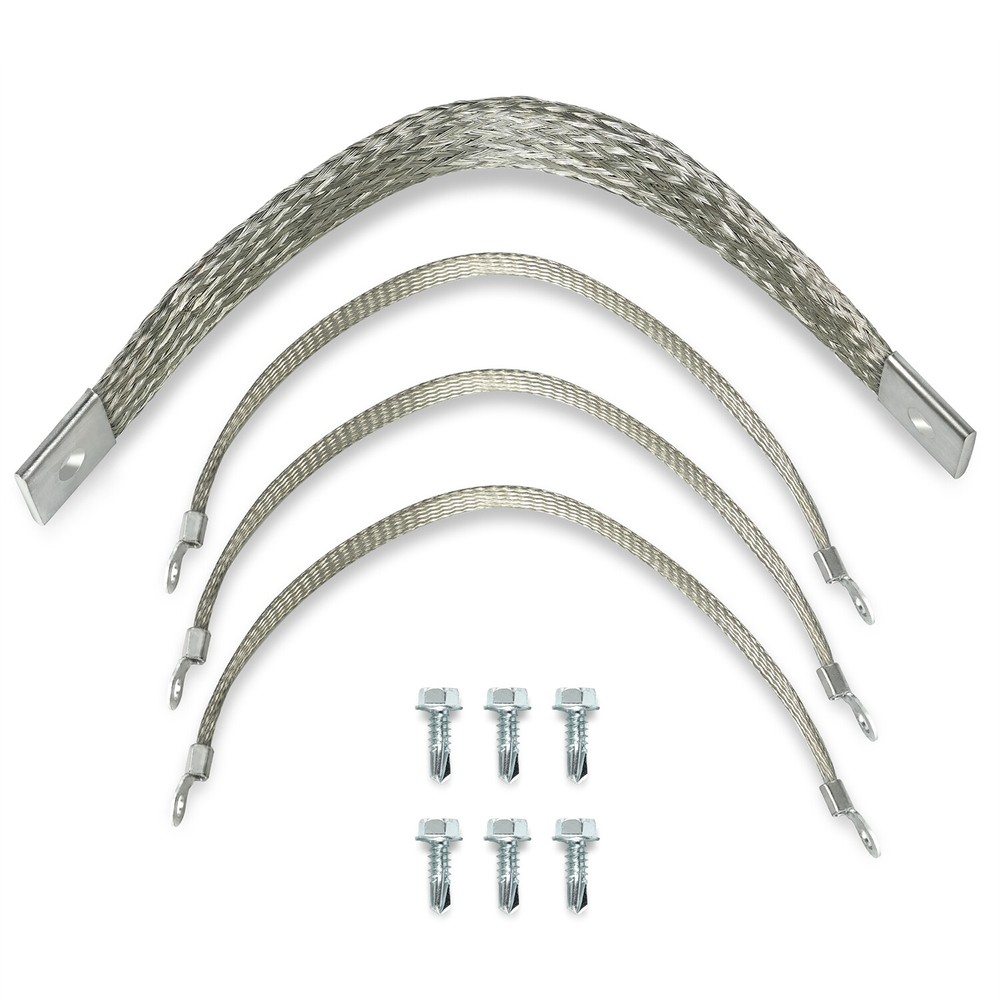 40140 Engine Braided Ground Strap Kit Set of 4