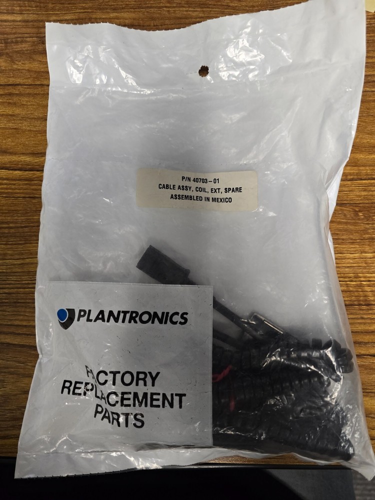 Plantronics 40703-01 coiled cable