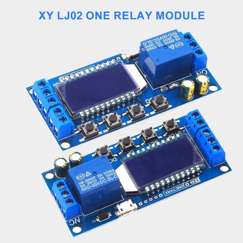 Timer Relays Controller Module Cycle Triggers Delay Timer Electronic Relays