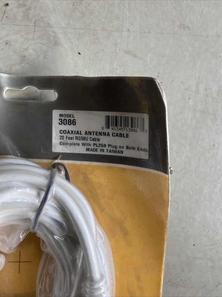 FULTYME RV Coaxial Antenna Cable Assembly 3086