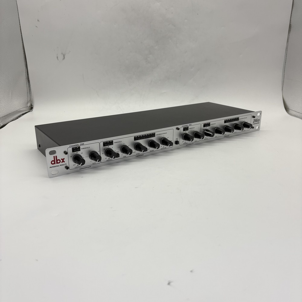 dbx 266xs Dual Channel Compressor Gate Dynamics Processor w/ Side Chain Insert