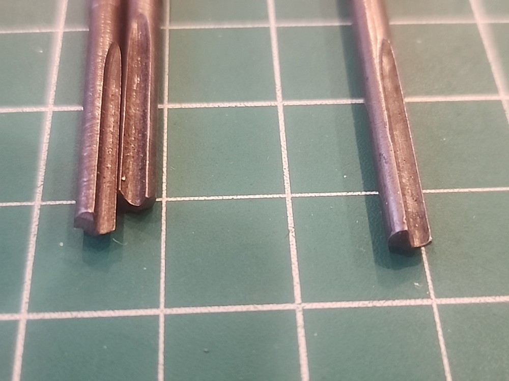 VTG STANLEY YANKEE Push Drill Points 6Pc ~ Odd Sizes ~ Bits - gw5