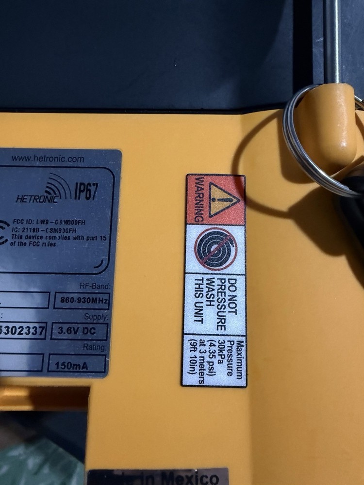 Hetronic Nova L Remote Control MPN DD0725302337