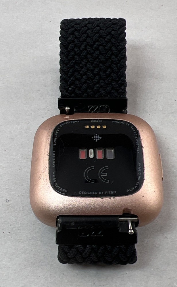 Fitbit Versa 2 Rose FB507 w/Charger - Tested 8 Extra Bands & 20+ Spring Bars