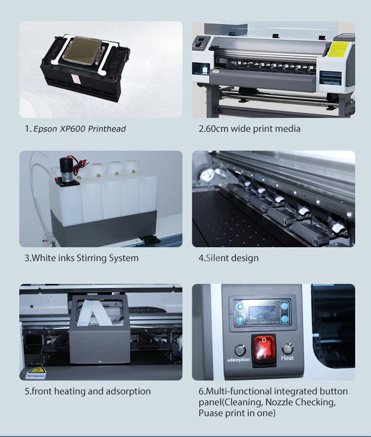 Refinecolor RF-CF60 DTF Printer Starter Business Bundle USA Support