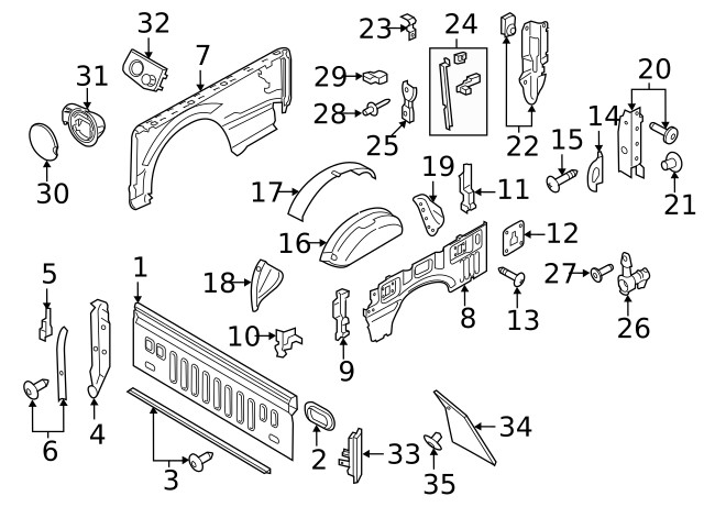Genuine Roller Bolt W710261-S437