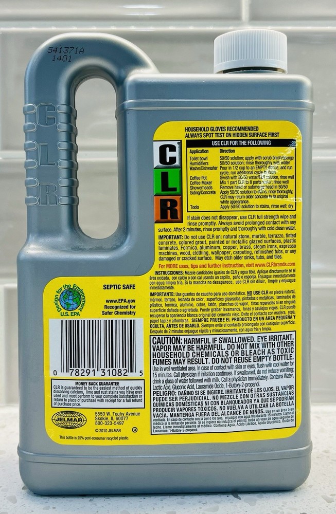 CLR Calcium, Lime and Rust Remover 28 oz Bottle