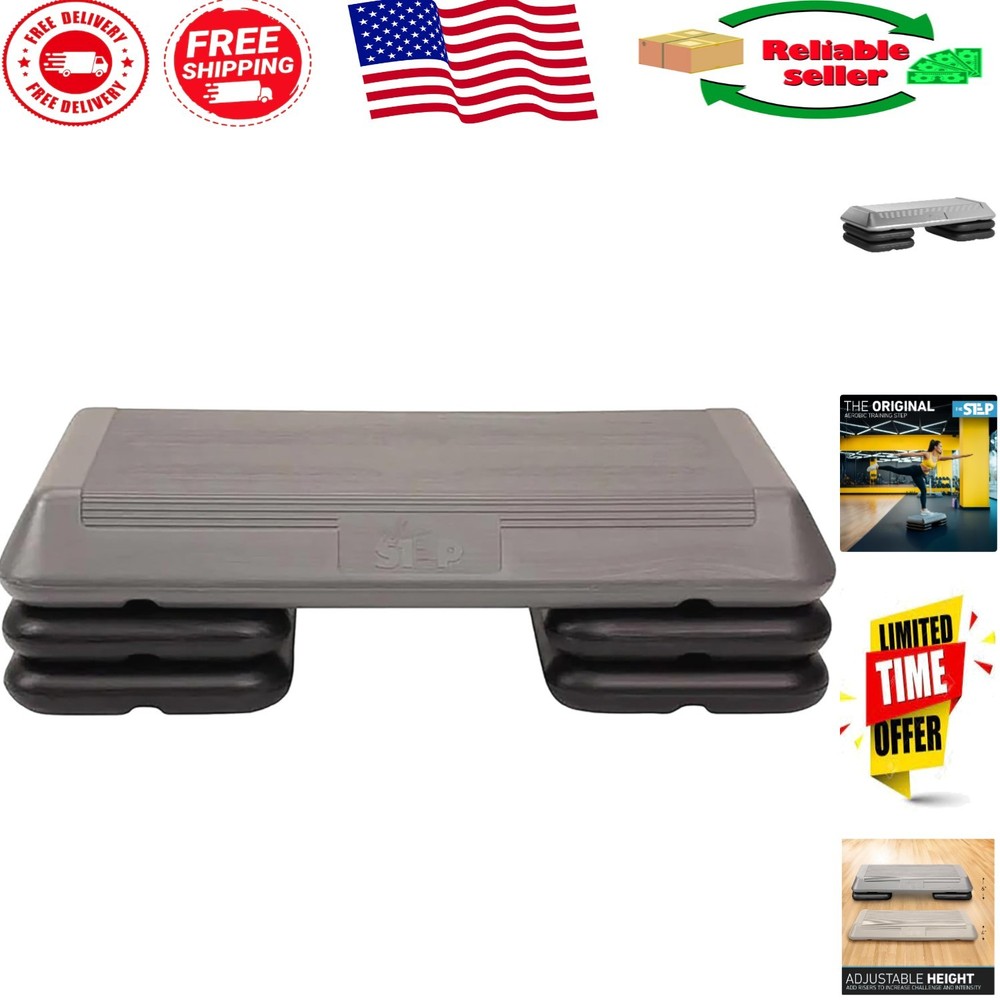 Portable Exercise Step Platform with Adjustable Height - Ideal for Home Workouts