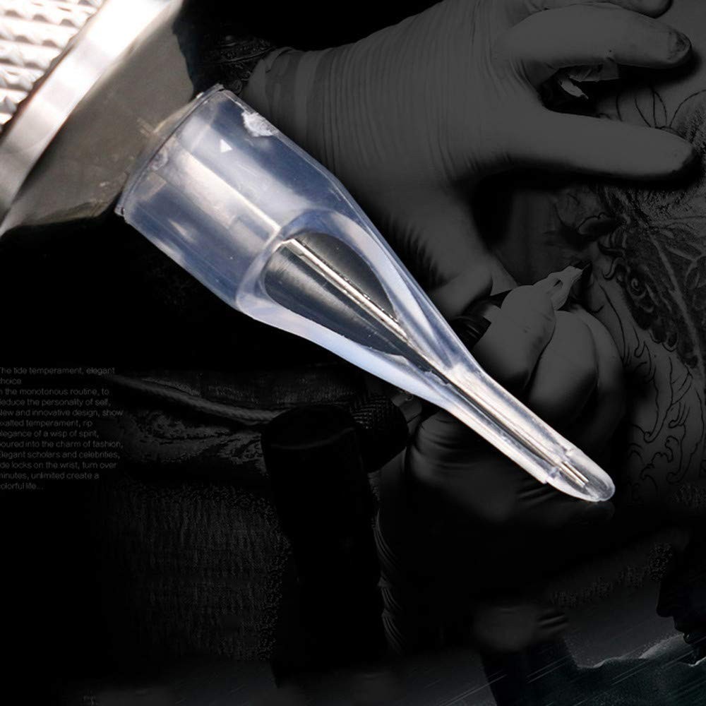 100pcs Tattoo Needles & Tips Set - Sterilized, Disposable for Professional Use