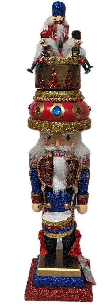 Kurt Adler 20" Hollywood Nutcracker Music Box Hat Nutcracker