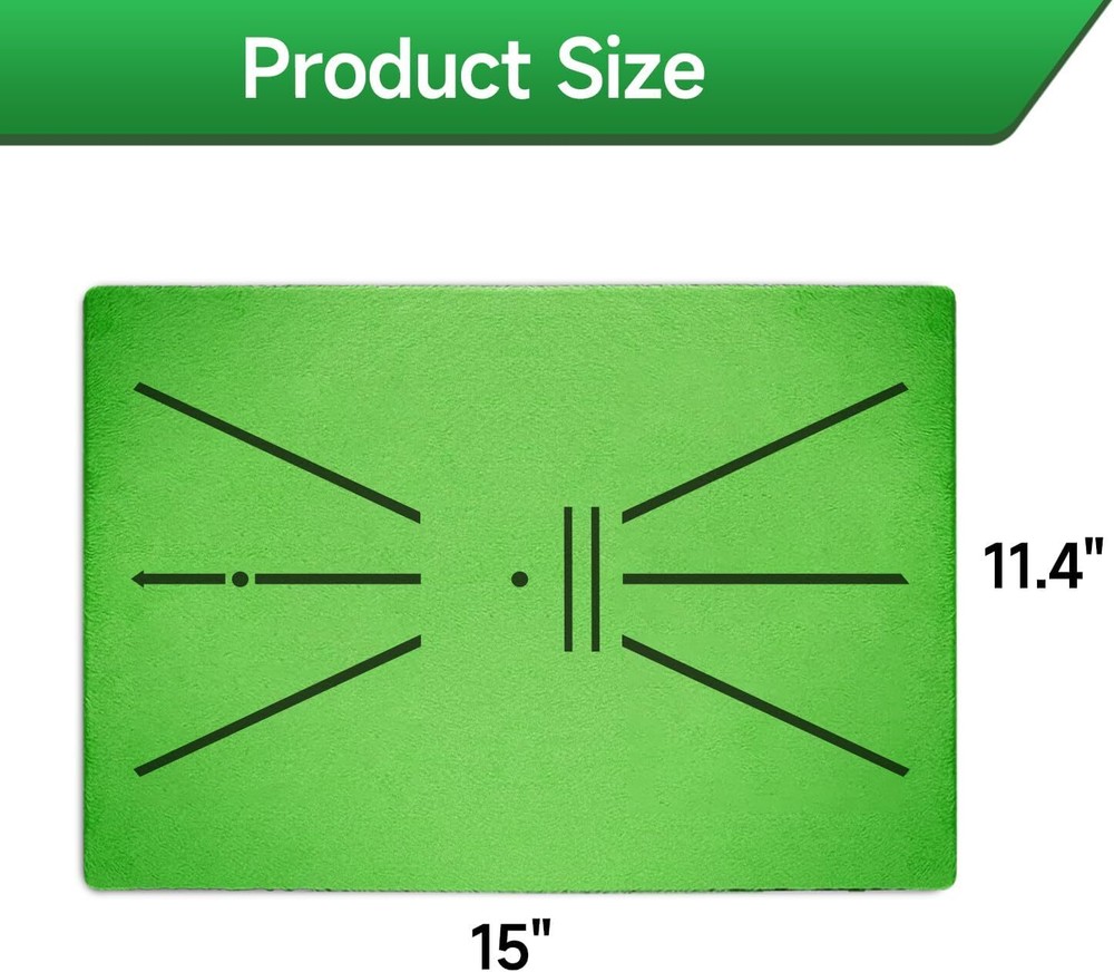Golf Training Mat for Swing Detection Batting, Golf Swing Tracker Mat