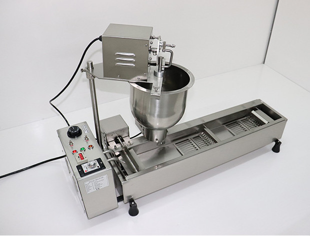 Automatic Stainless Steel Mini Donut Maker Donut Making Machine & 3 Moulds CE