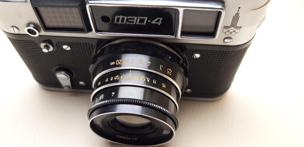 FED-4 Soviet Olympic Camera + Lens FED Industar-61 L/D