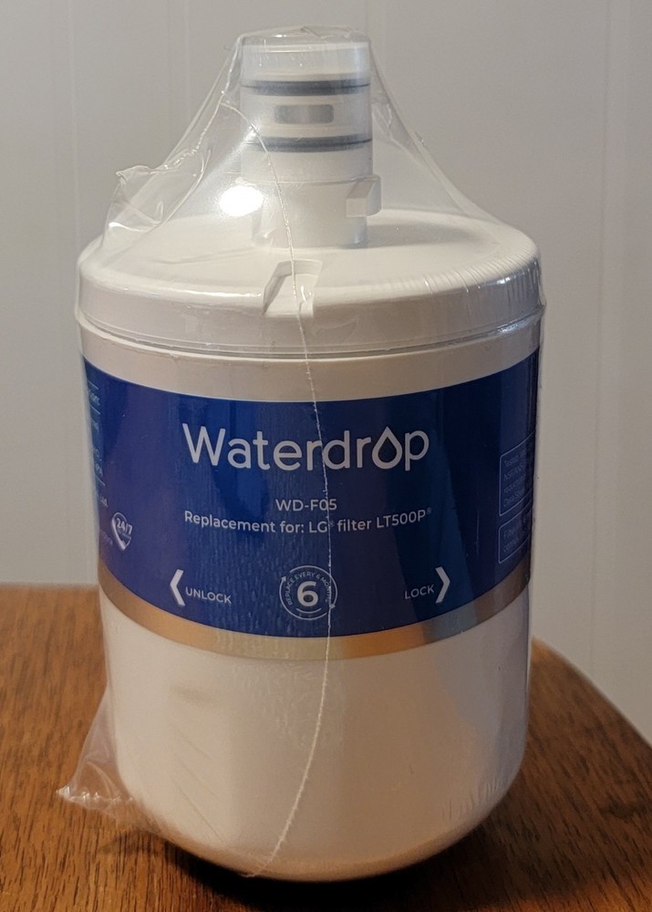 Waterdrop Model: WD-F05 Refrigerator Water Filter Replacement For LG LT500P