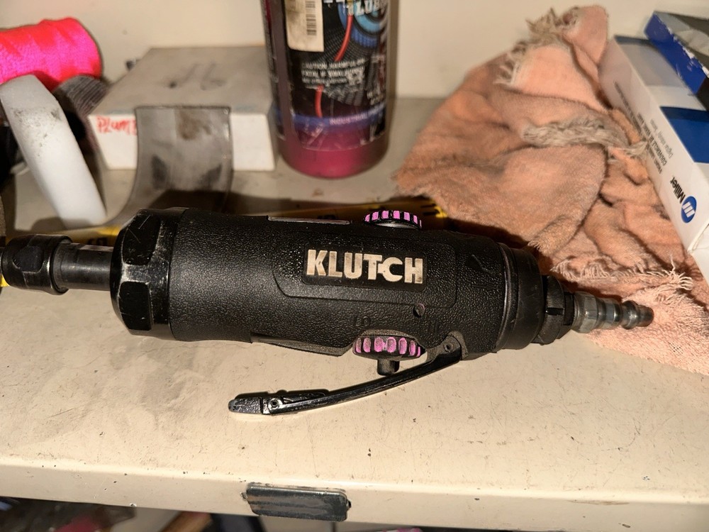 Klutch Pneumatic Angle Grinder 1/4” .75 Hp