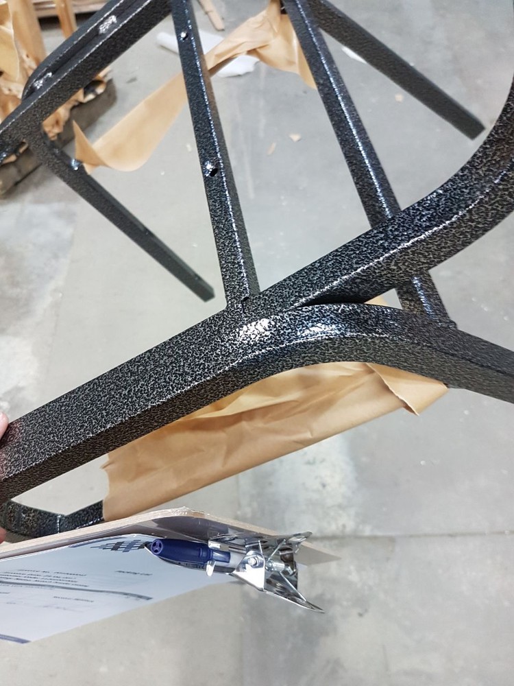 Silver vein Powder coating paint / 1 LB