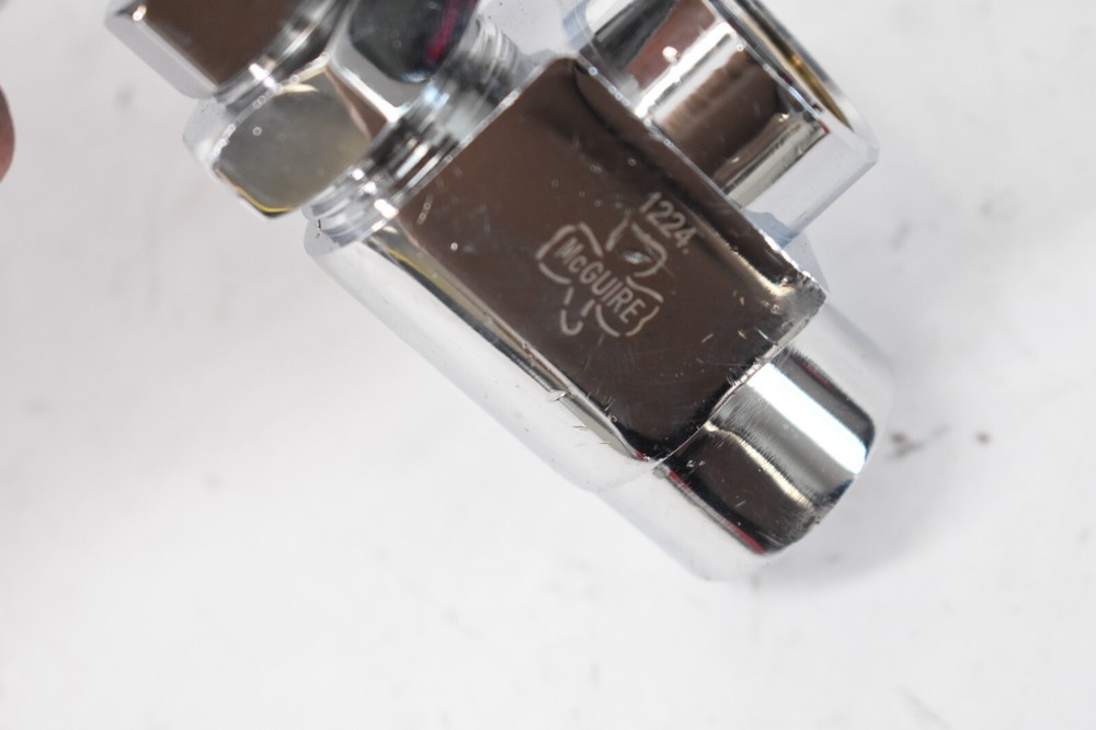 McGuire 1224 Water Valve Chrome Finish Replacement Threaded Fitting Tool