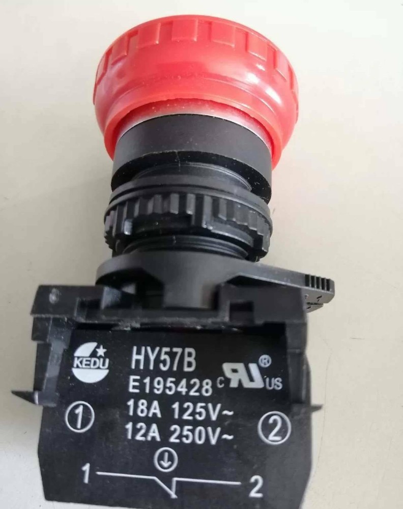 QTY:1pc KEDU HY57B Emergency Stop Push Button Switch