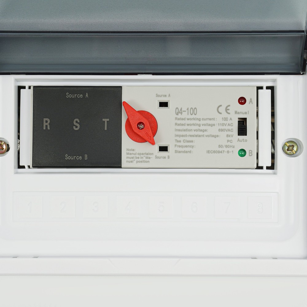 3P 100A Transfer Switch Transfer Switch Automatic Dual-Power Transfer Switch