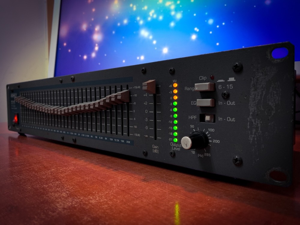 ASHLY 3101 🌈RaRe🌈 Vintage Mono Equalizer Rack