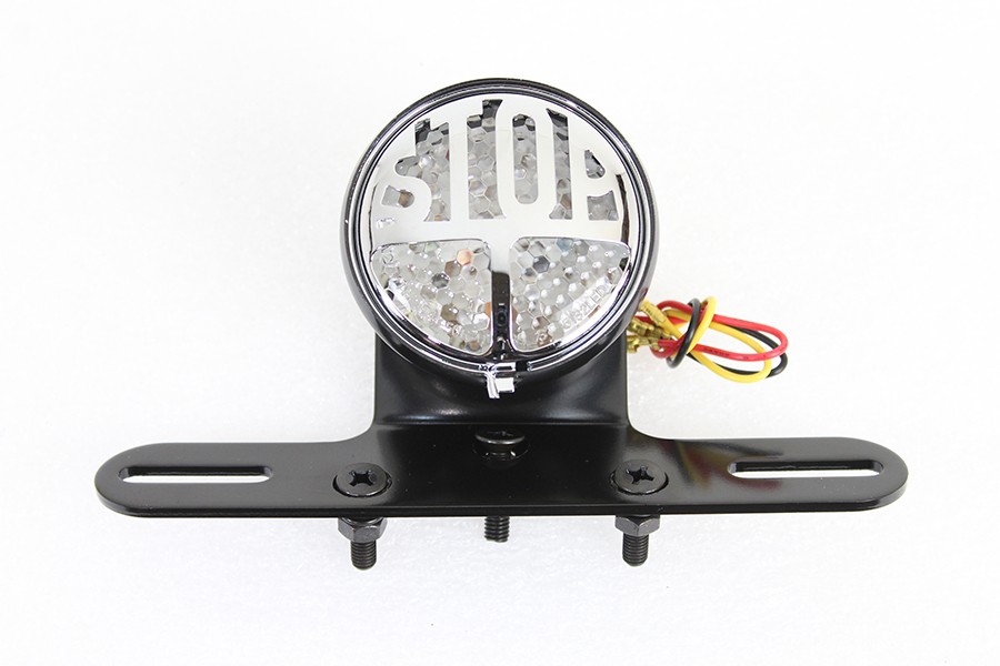 Round inchStop inch LED Tail Lamp Kit for Harley-Davidson