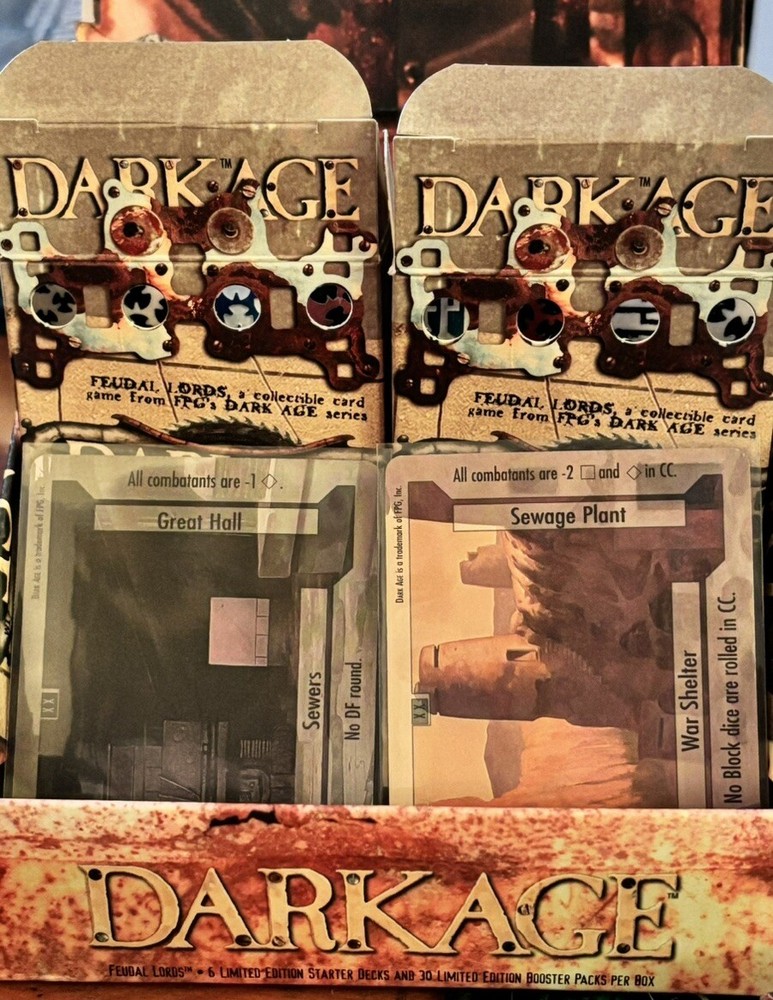 Dark Age: Feudal Lords CCG (1996) Unsealed Starter Deck Sets