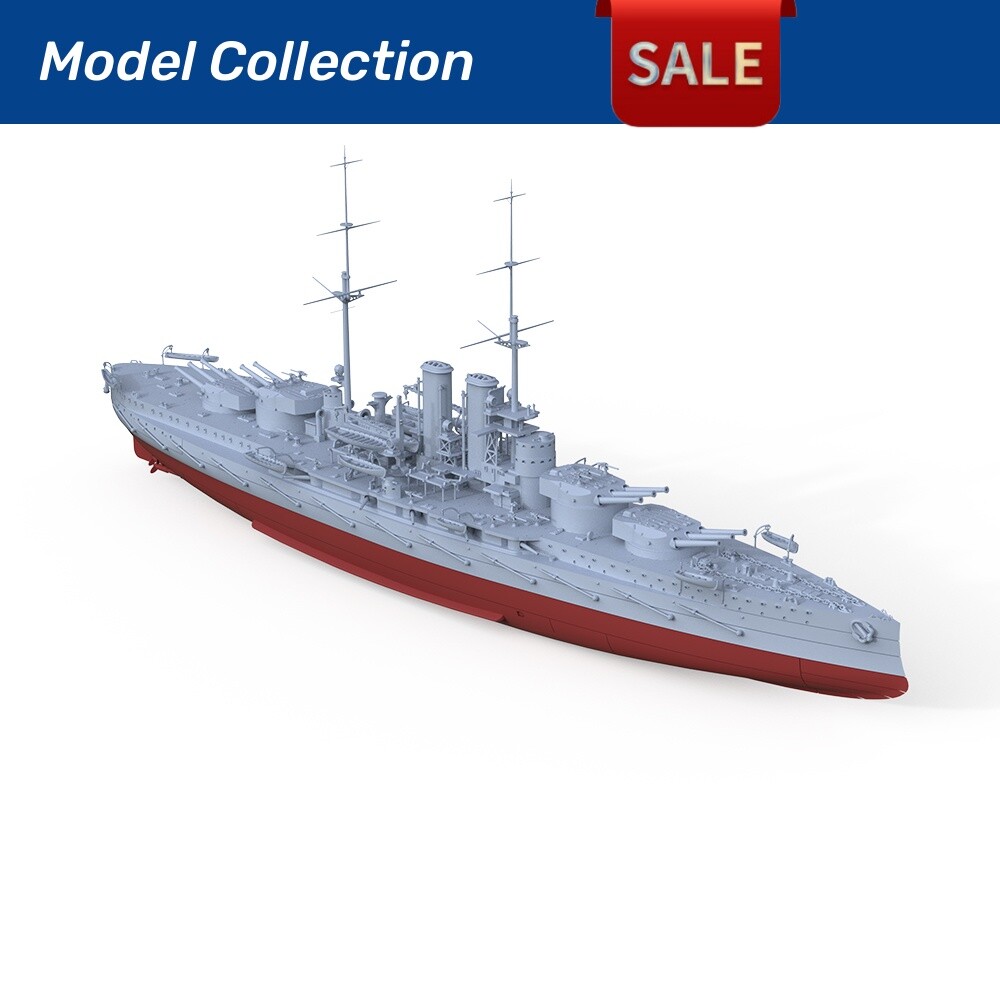 SSMODEL 1/2000 SMS Viribus Unitis Battleship WOW