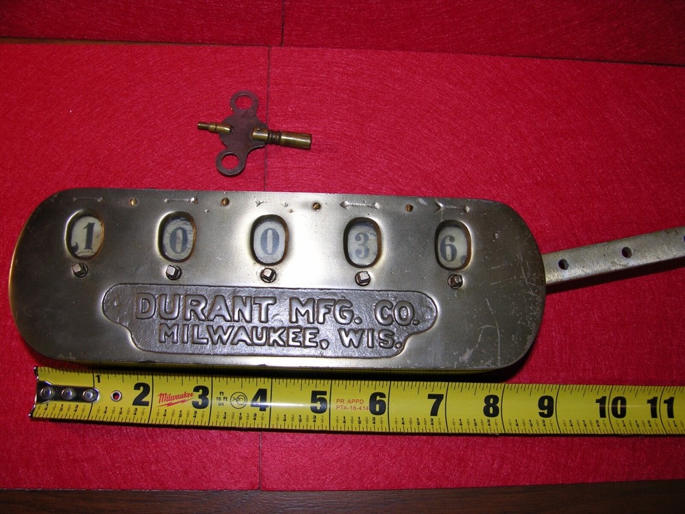 Vintage Stroke Counter With The Key