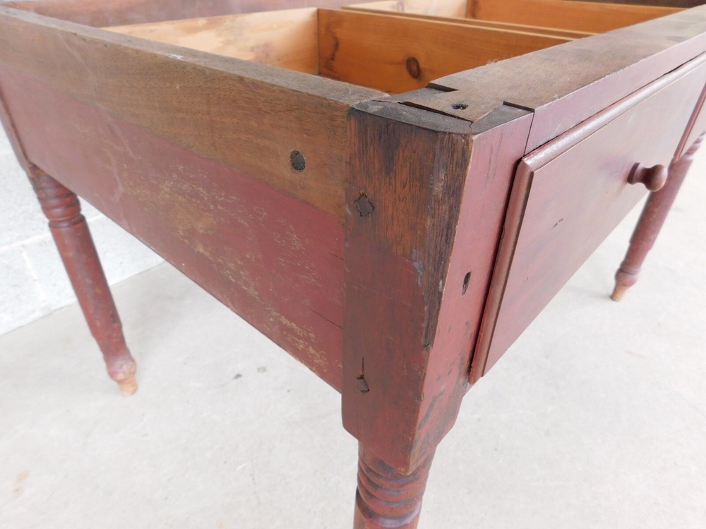 Antique 19th Century Tavern Work Dining Table