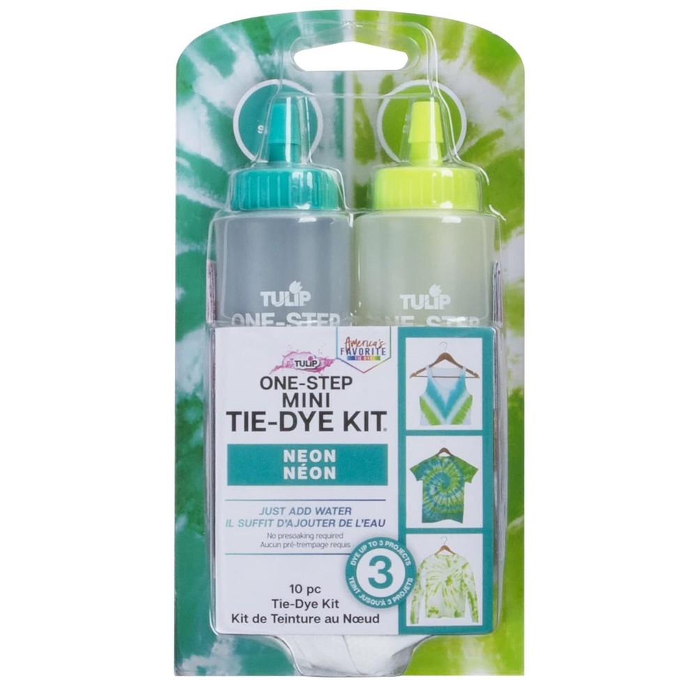 Tulip One-Step Tie Dye Kit Mini Neon 2-Pack