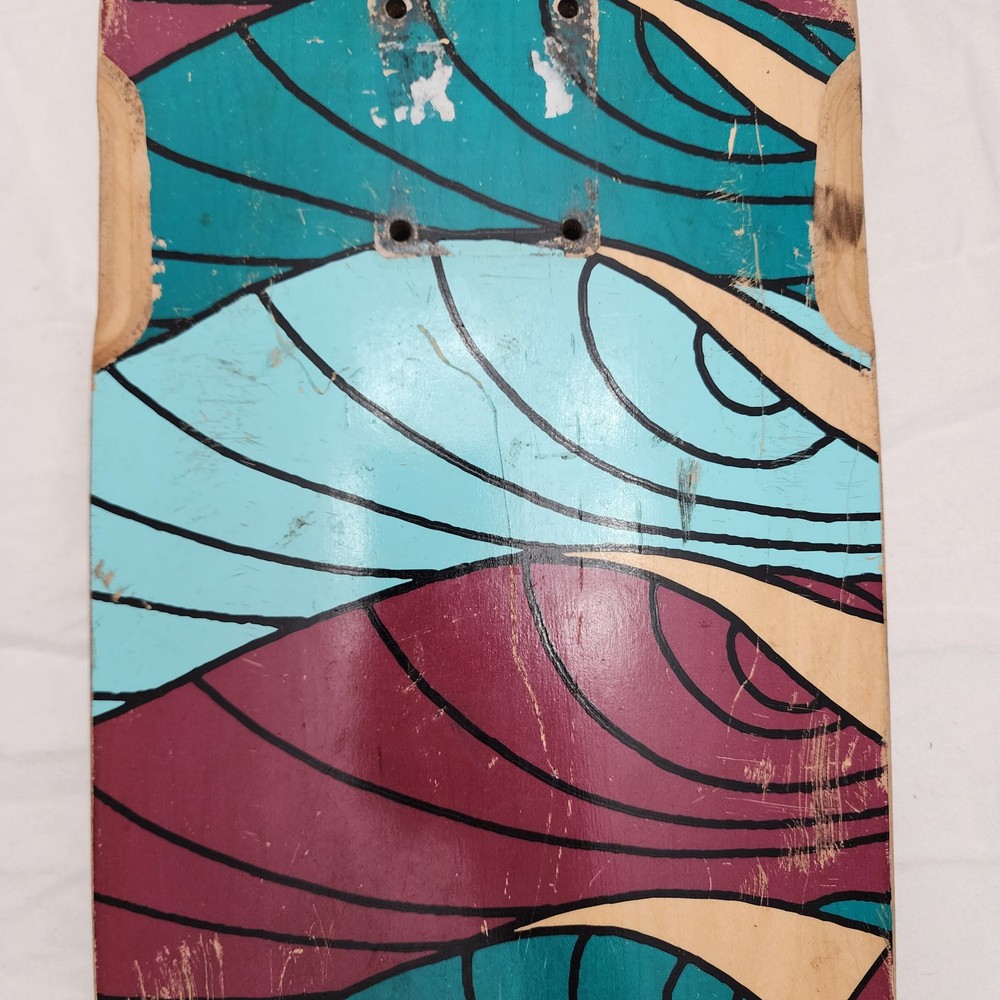 Sector Nine Cyclone Maroon Deck Worn 8"