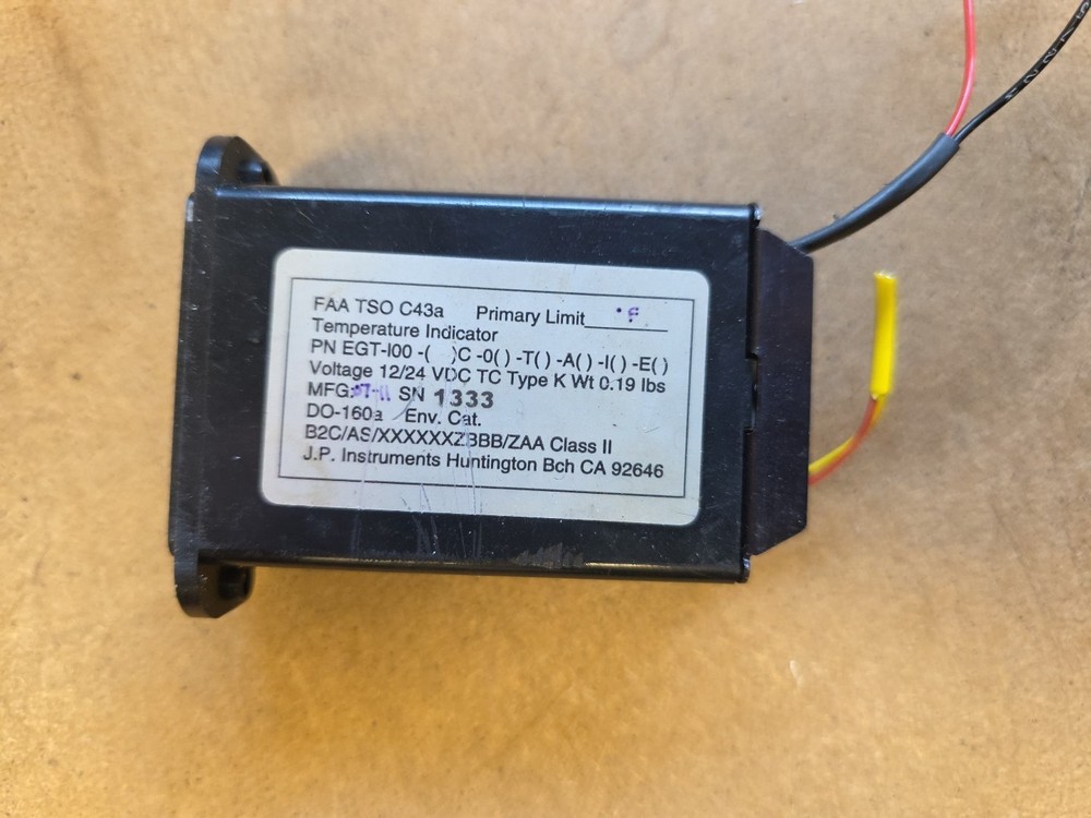 JPI Carb Temp Indicator