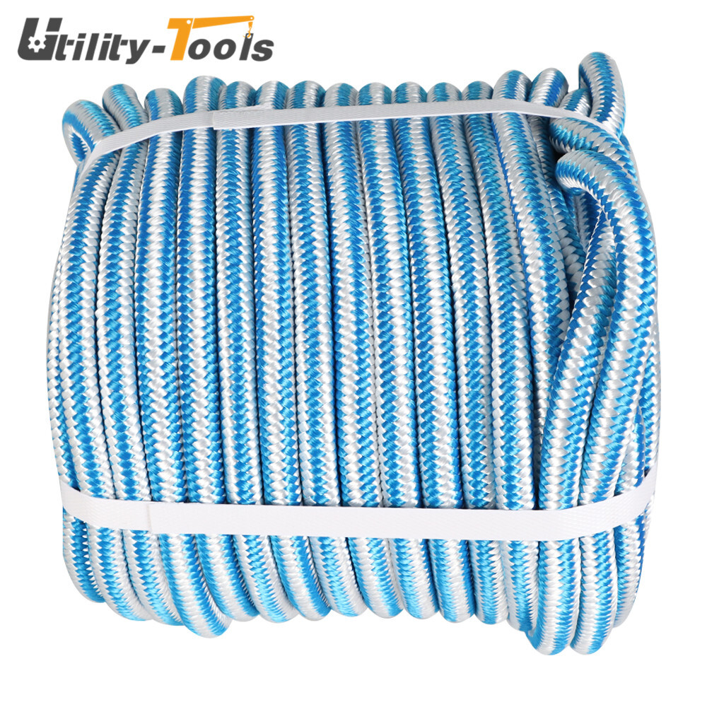 Braided Polyester Arborist Rigging Rope Strong Pulling Rope 6180lbs 1/2" x150'