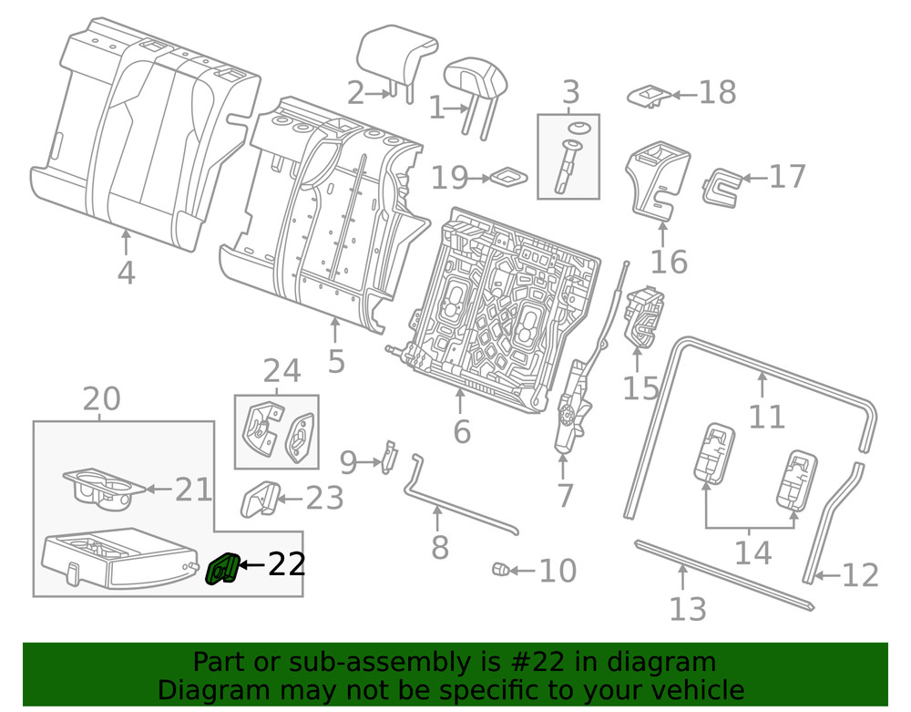 Genuine GM Pivot Bracket 13545702