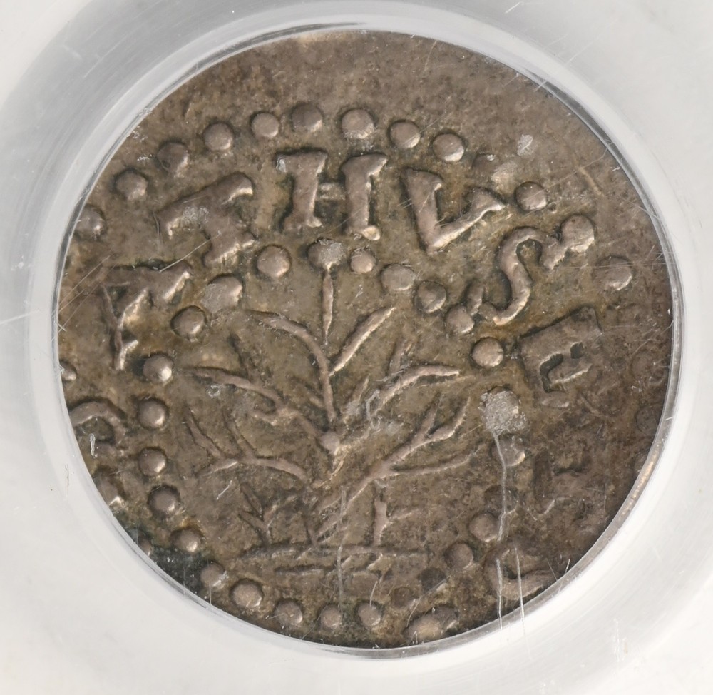 1662 OAK TREE 2PENCE PCGS AU 50