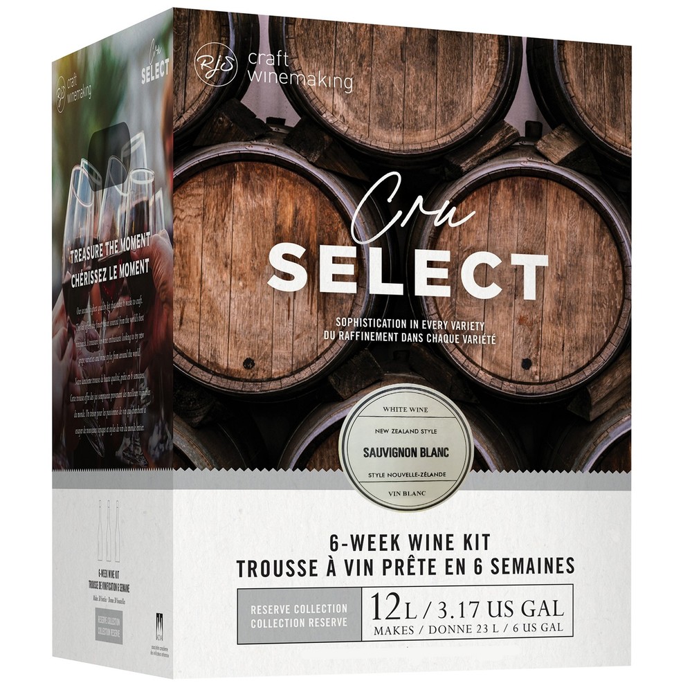 Wine Ingredient Kit - CRU SELECT New Zealand Style Sauvignon Blanc