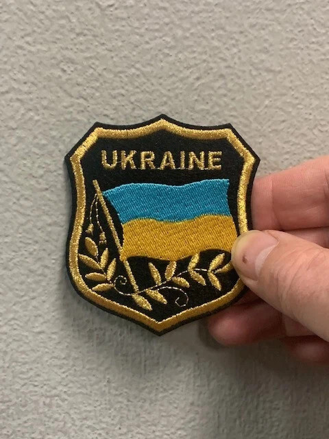 Ukraine Flag Patch International Shield Flag Patch