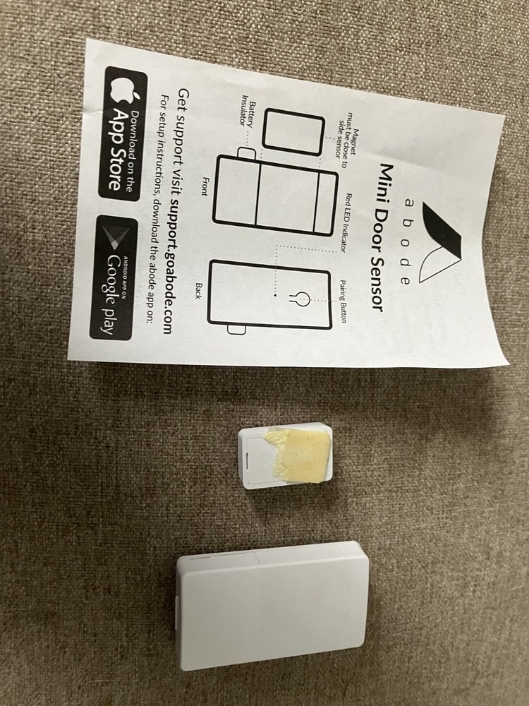 Abode Home Security Components - Used - no subscription req'd