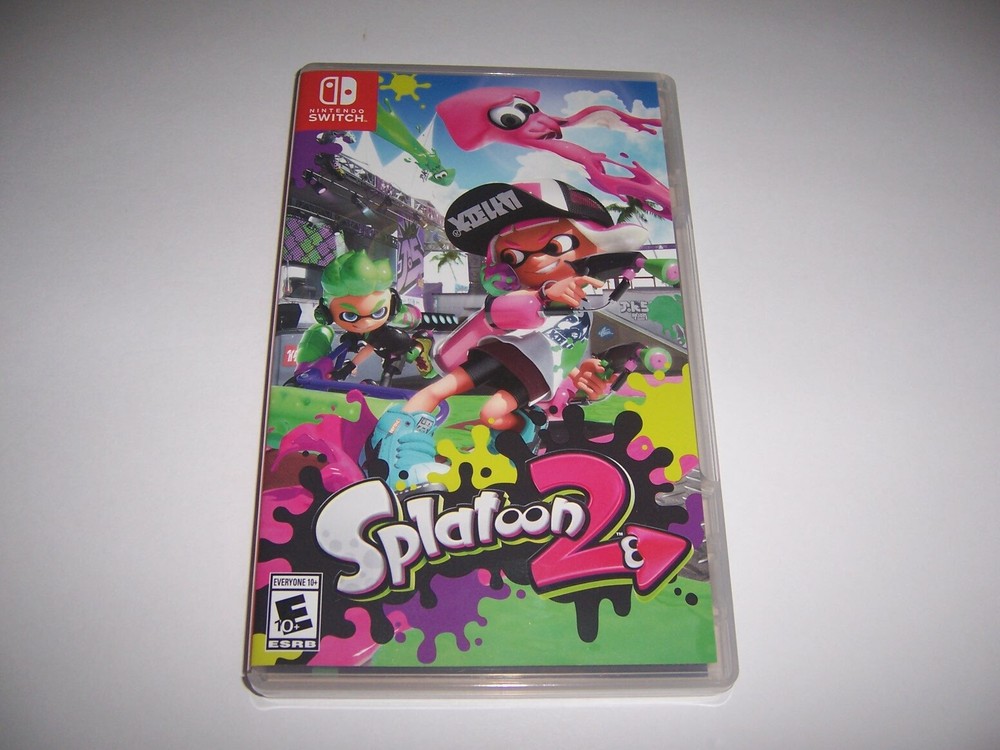 Replacement Case for Splatoon 2 Nintendo Switch Box Authentic