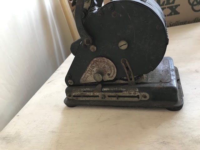 Vintage F & E Hedman Company Lightning Check Writer