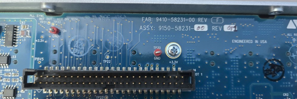 Avid HD I/O front bezel control assembly W/Board ( INV10 - BIN001B )