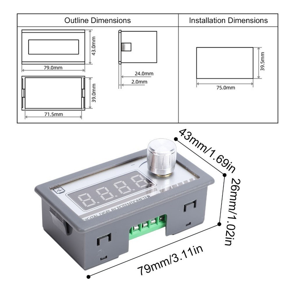 Programmable Digital Potentiometer with Smooth and Precise Output for Inverters
