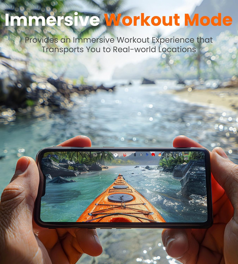 Magnetic/Water Rowing Machine for Home - Rower Machine Use with Bluetooth, App S